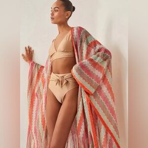 FABULOUS MONSOON CLARA ZIGZAG STRIPE KAFTAN - ONE SIZE - LIKE NEW!